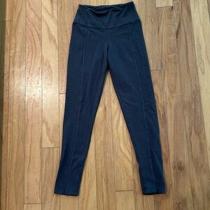 Groceries Apparel charcoal Grey Seamed Leggings Organic Cotton Small NWOT